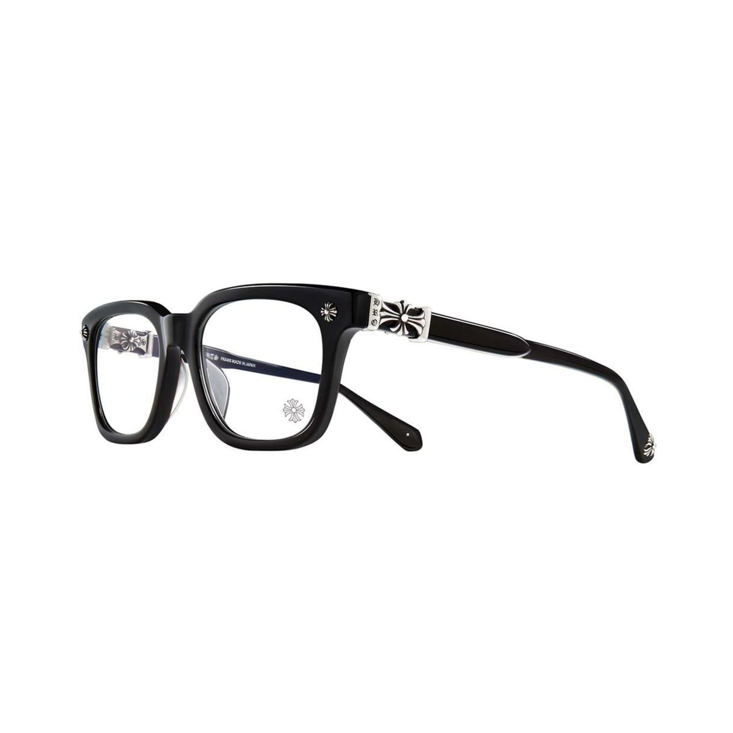 CHROMEHEARTS COX UCKER BLACK GLASSES