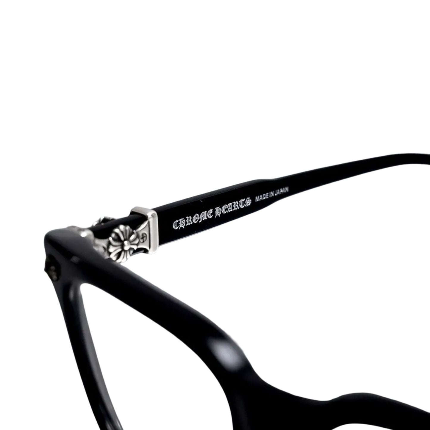 CHROMEHEARTS COX UCKER BLACK GLASSES
