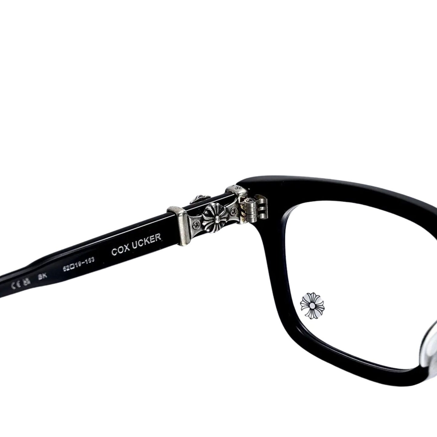 CHROMEHEARTS COX UCKER BLACK GLASSES