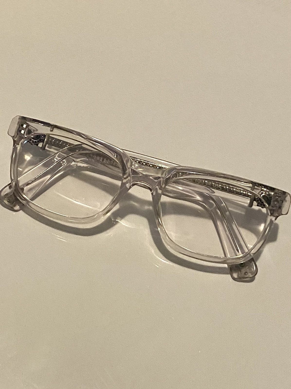 CHROMEHEARTS COX UCKER BLACK GLASSES
