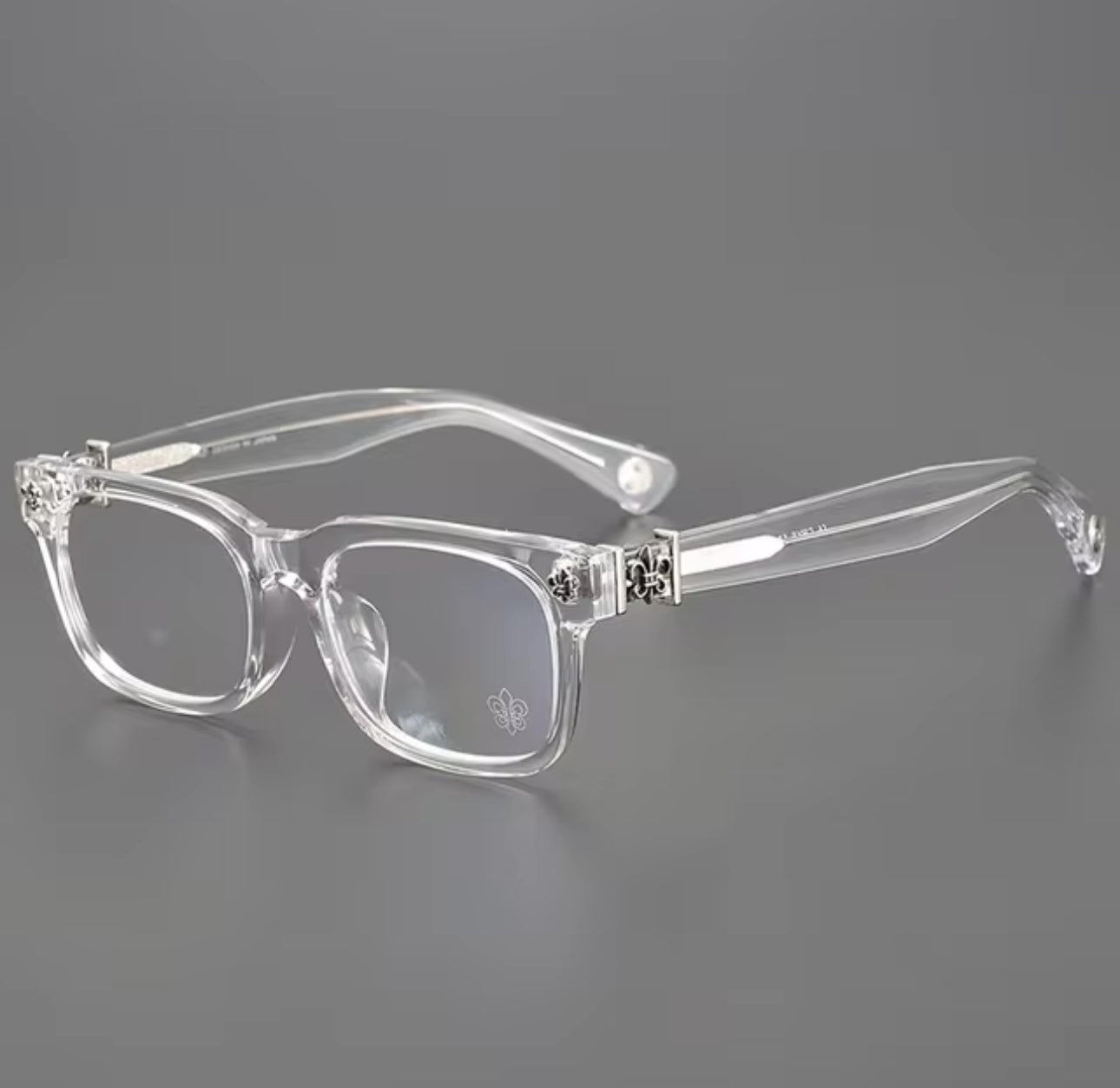 CHROMEHEARTS COX UCKER BLACK GLASSES