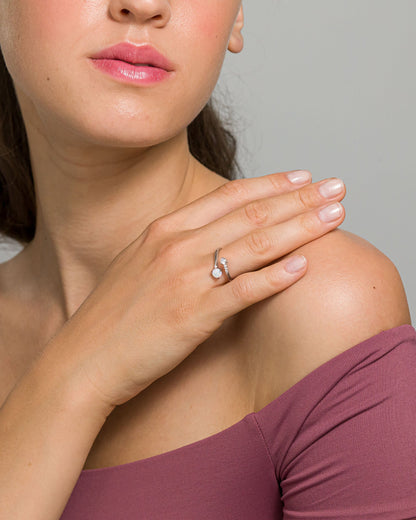 Vermeil Luna Ring
