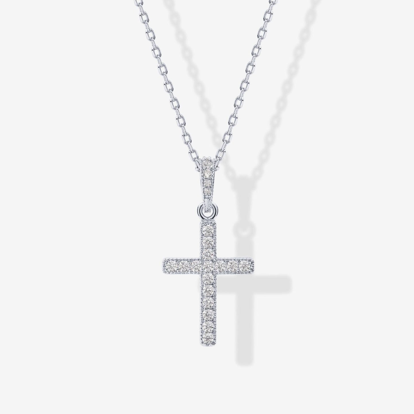 Pavé Cross Necklace
