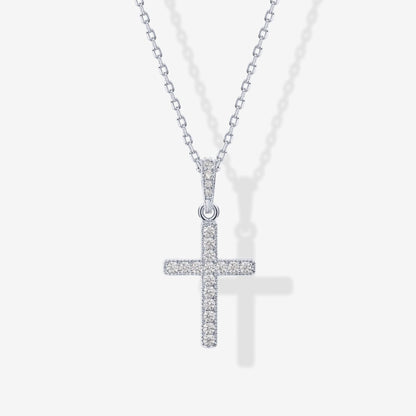 Pavé Cross Necklace