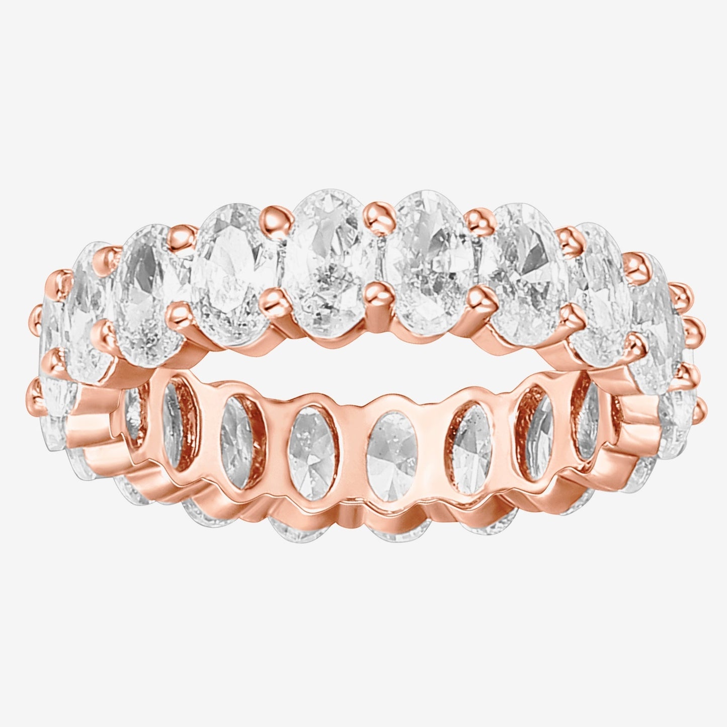 Oval Eternity Band