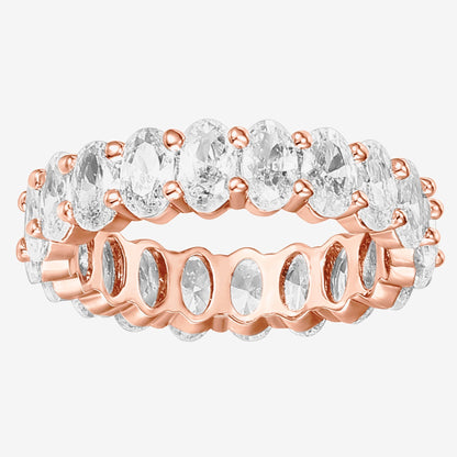 Oval Eternity Band