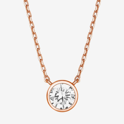 Vermeil Bezel Necklace