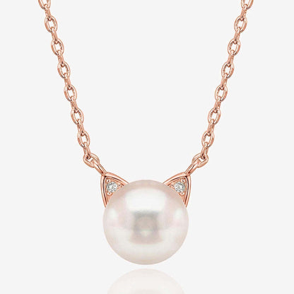 Freshwater Cultured Cat Pearl Necklace