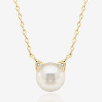 Freshwater Cultured Cat Pearl Necklace
