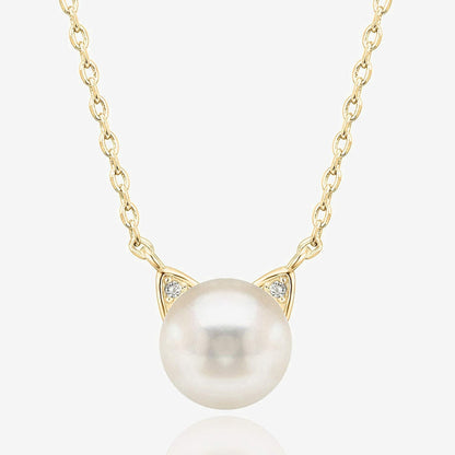 Freshwater Cultured Cat Pearl Necklace