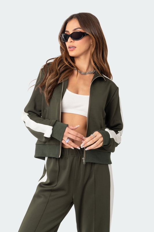 Marina Zip Up Track Jacket
