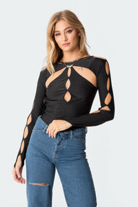 Dion Open-Back Bodysuit