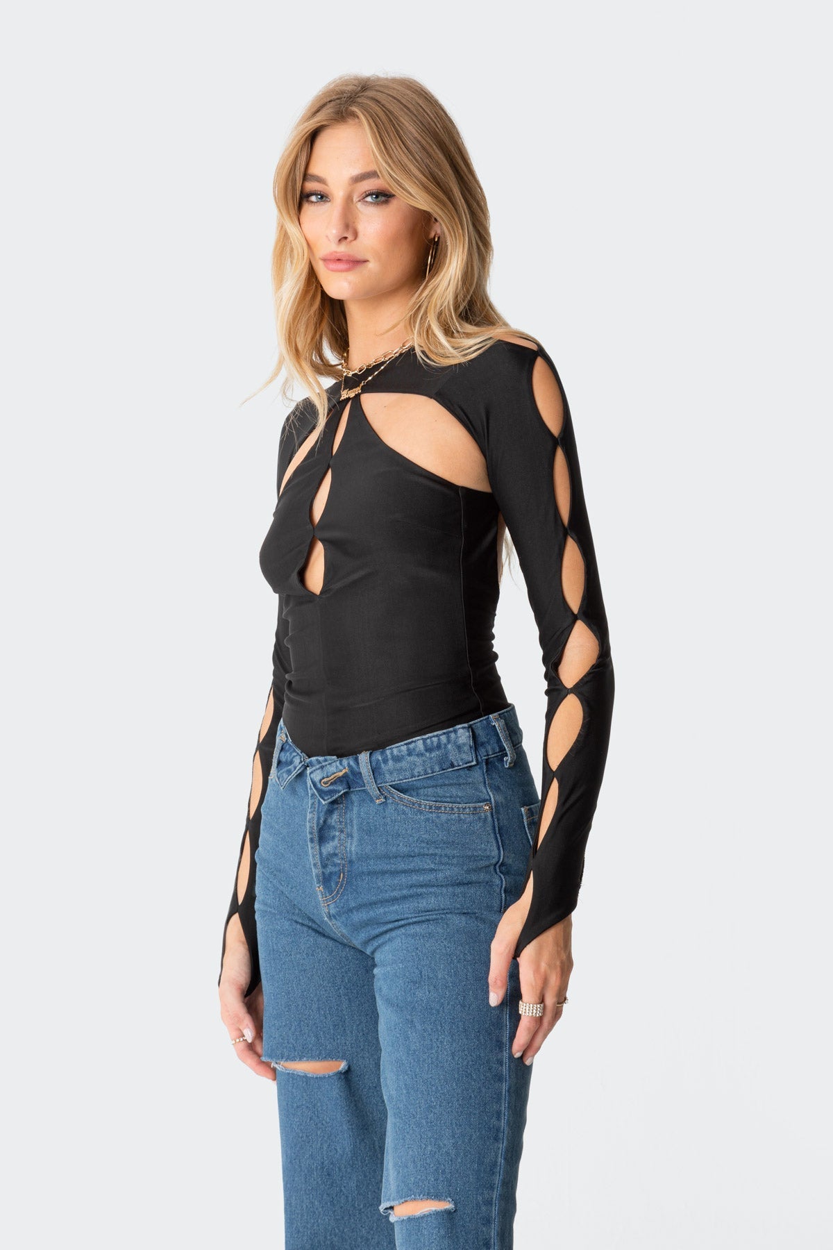 Dion Open-Back Bodysuit