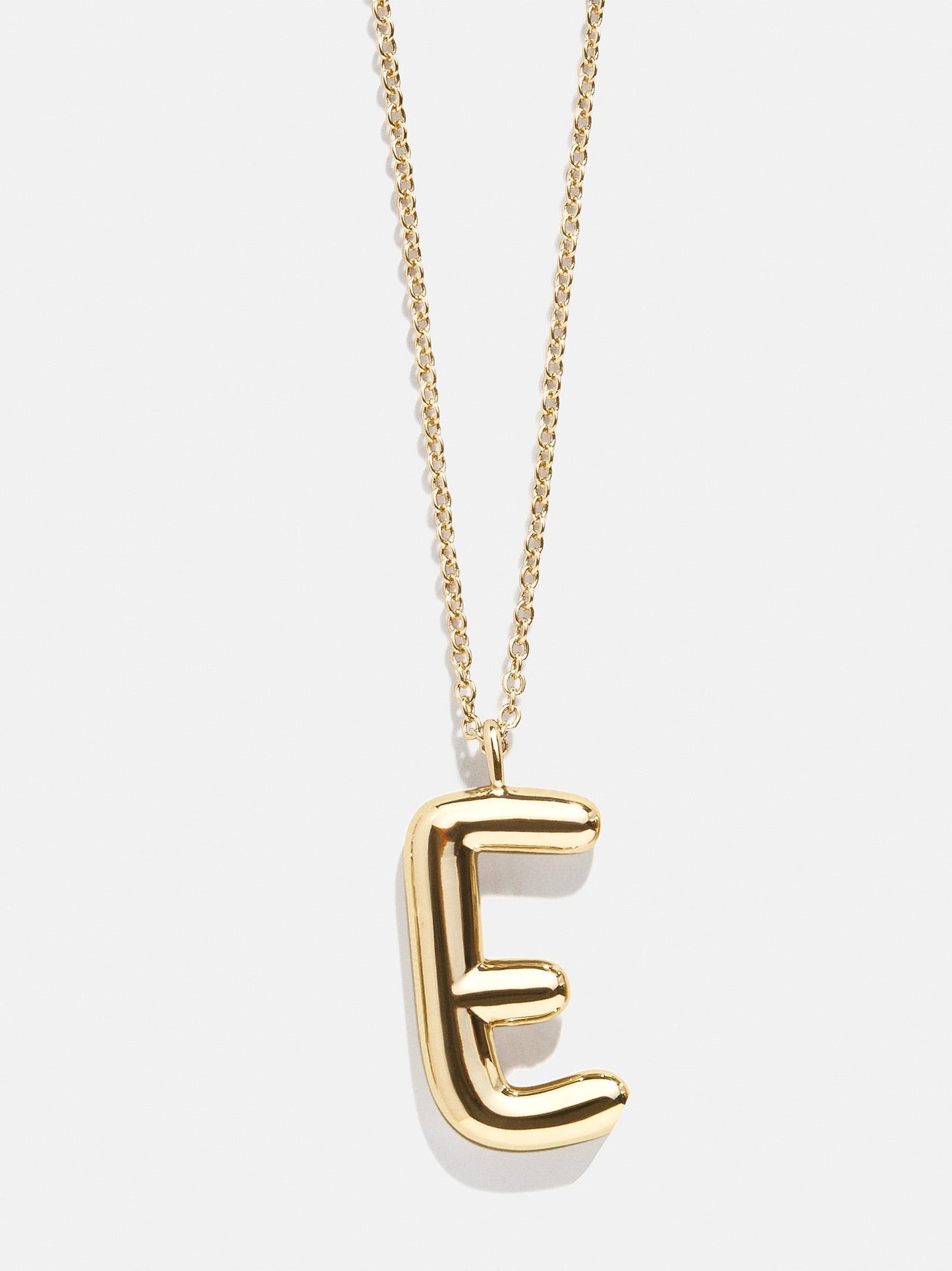 Bubble Script Initial Necklace - Gold