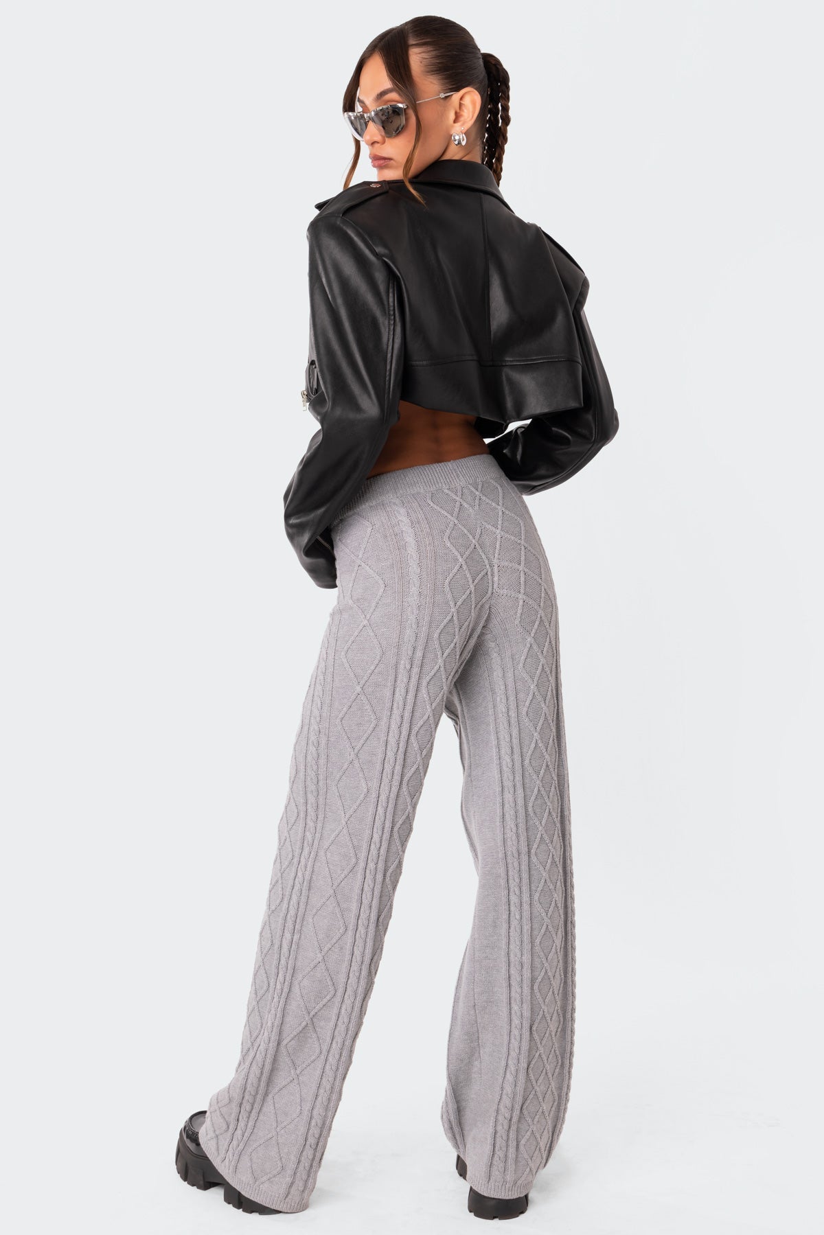 Kasey Cable Knit Pants