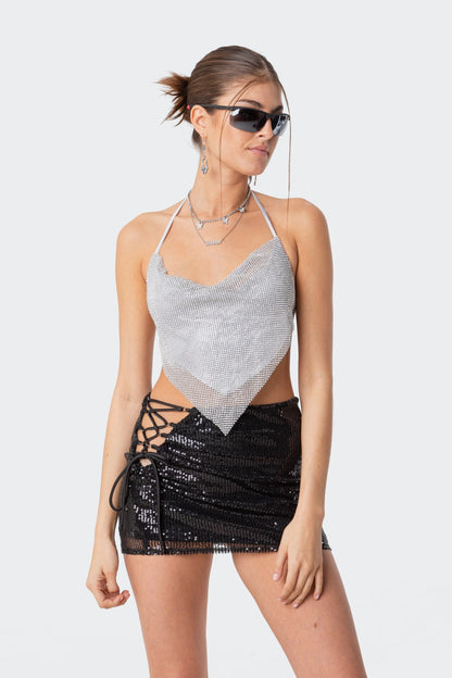 Skylar Sequin Mini Skirt