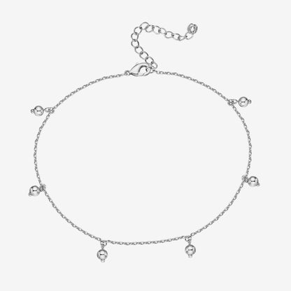 Charm Link Round Gold Anklet