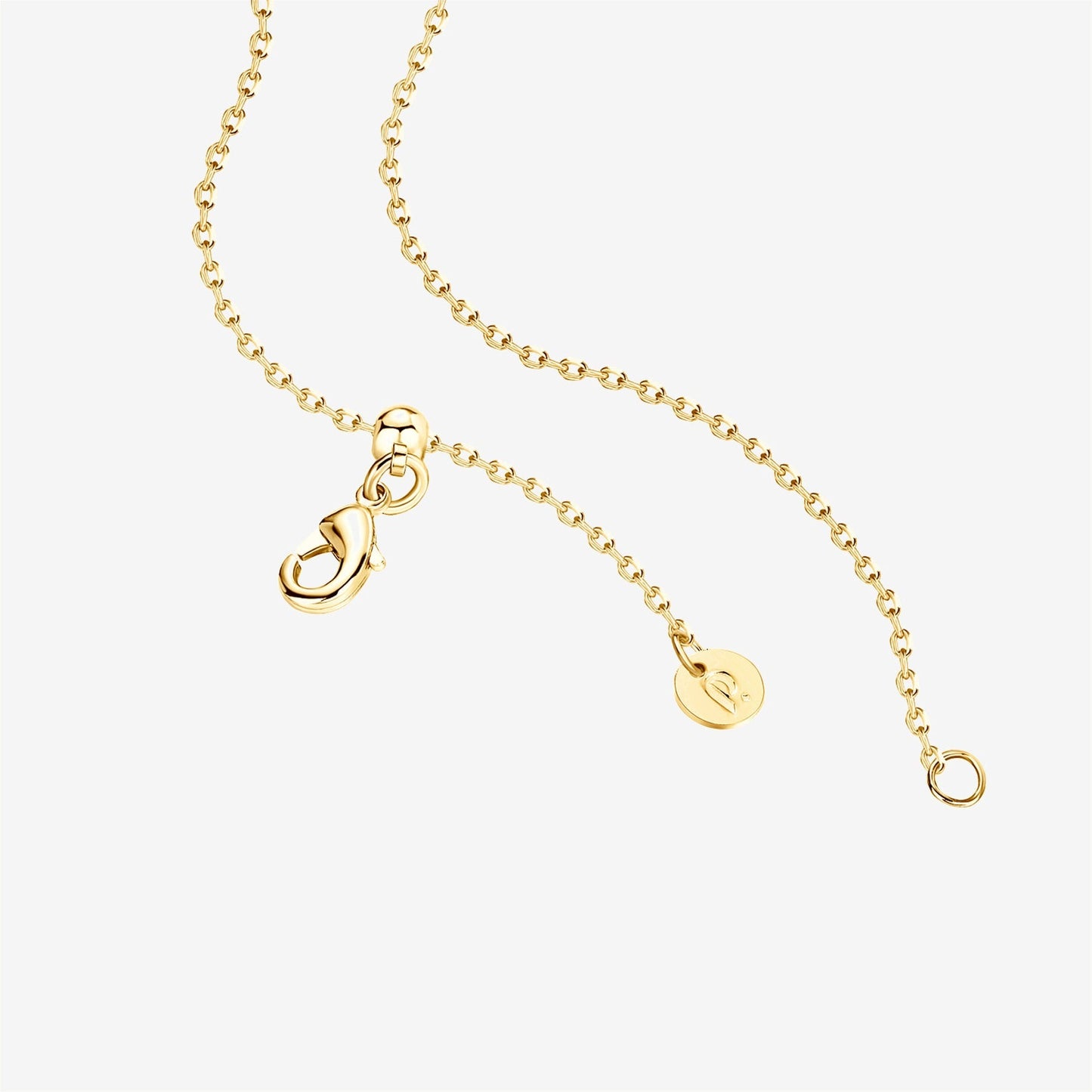 Dainty Heart Initial Necklace
