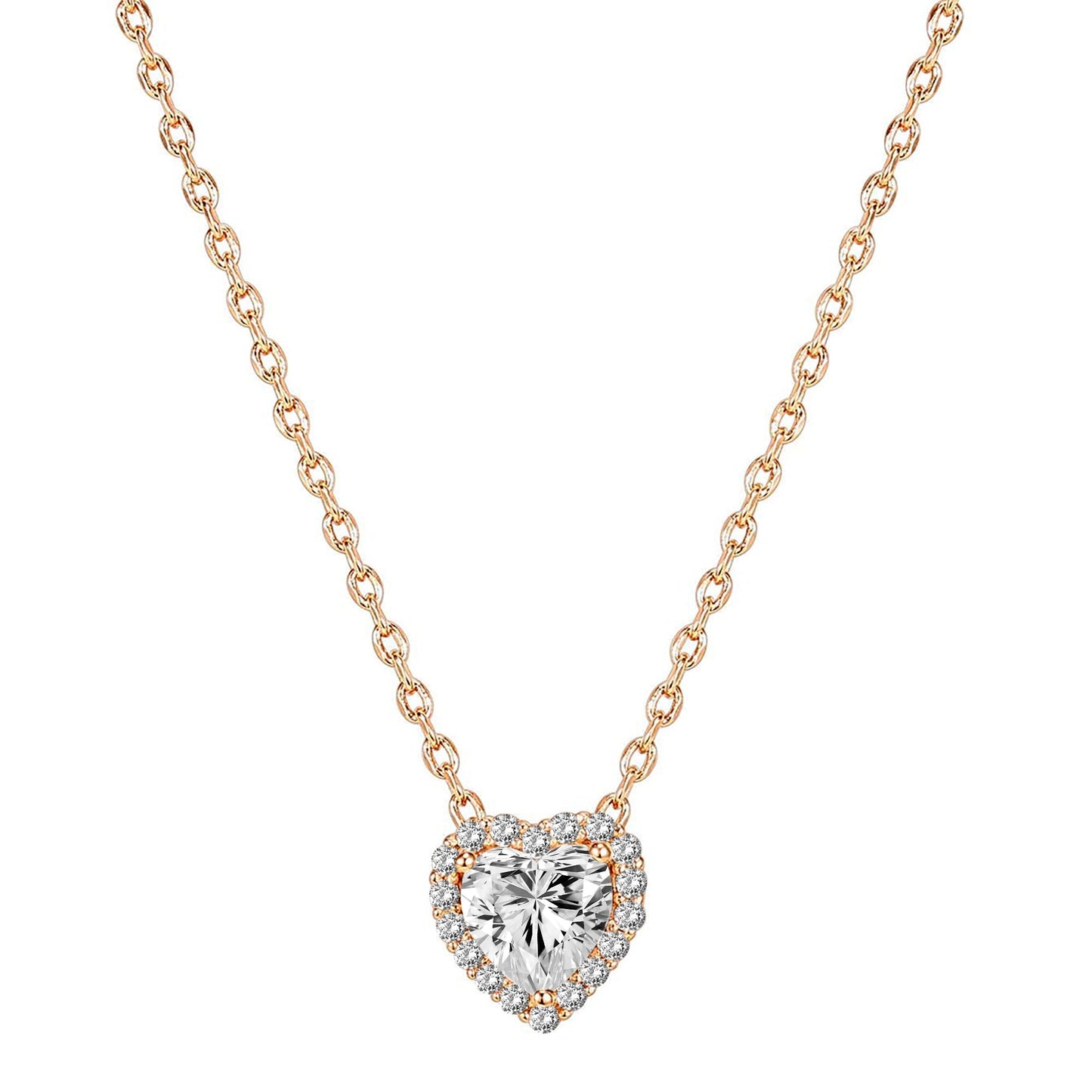 Heart Halo Necklace