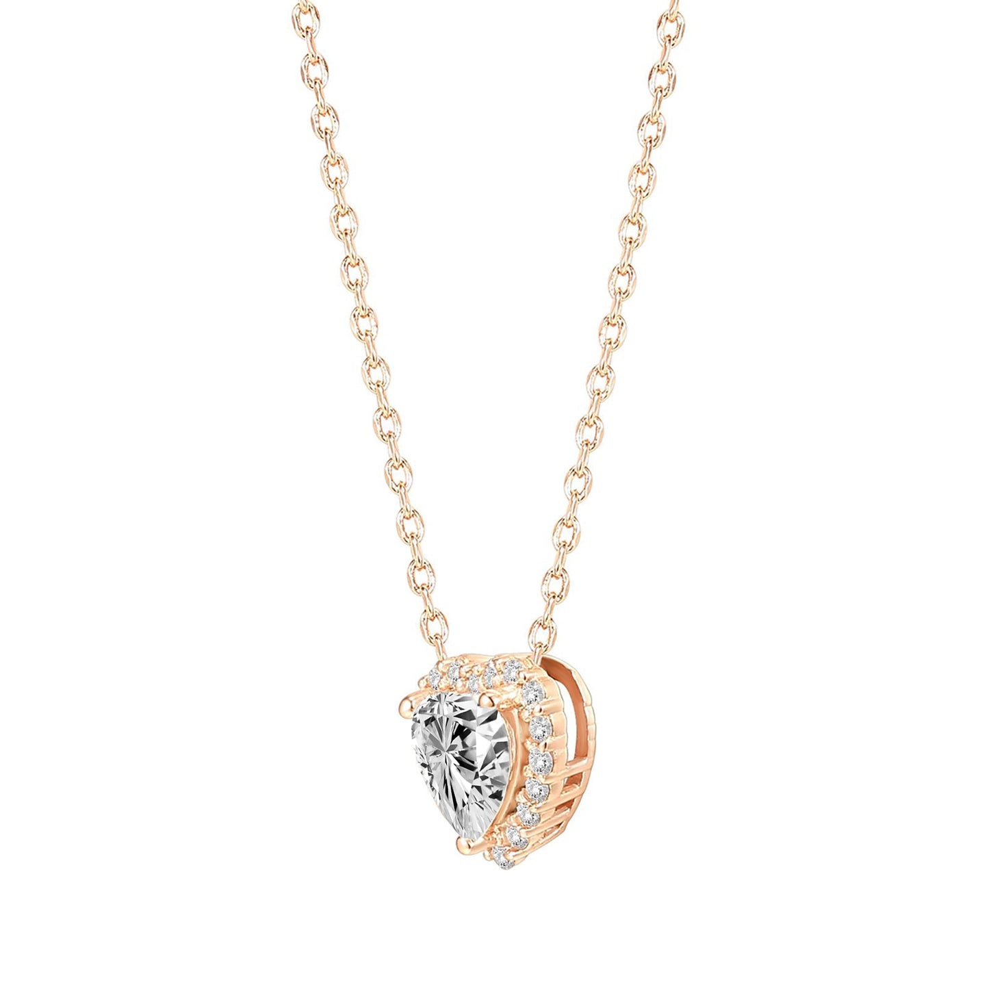 Heart Halo Necklace