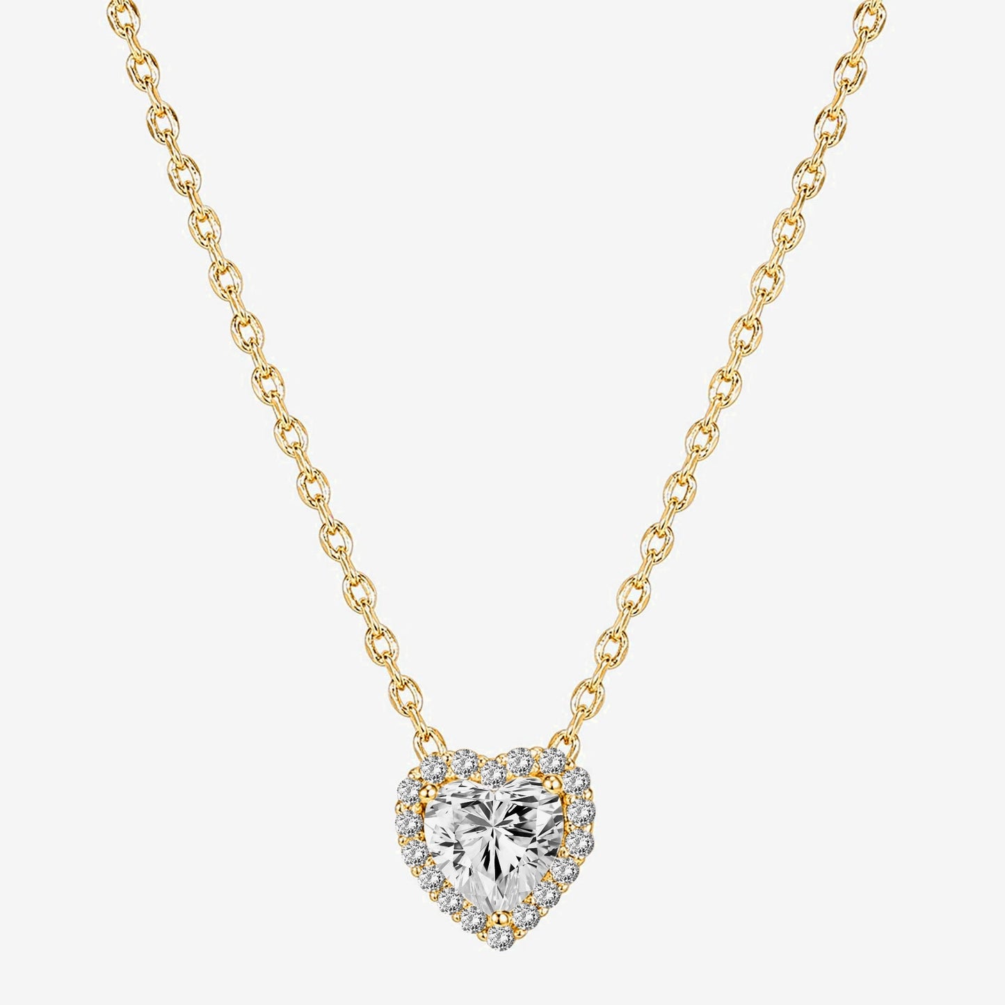 Heart Halo Necklace
