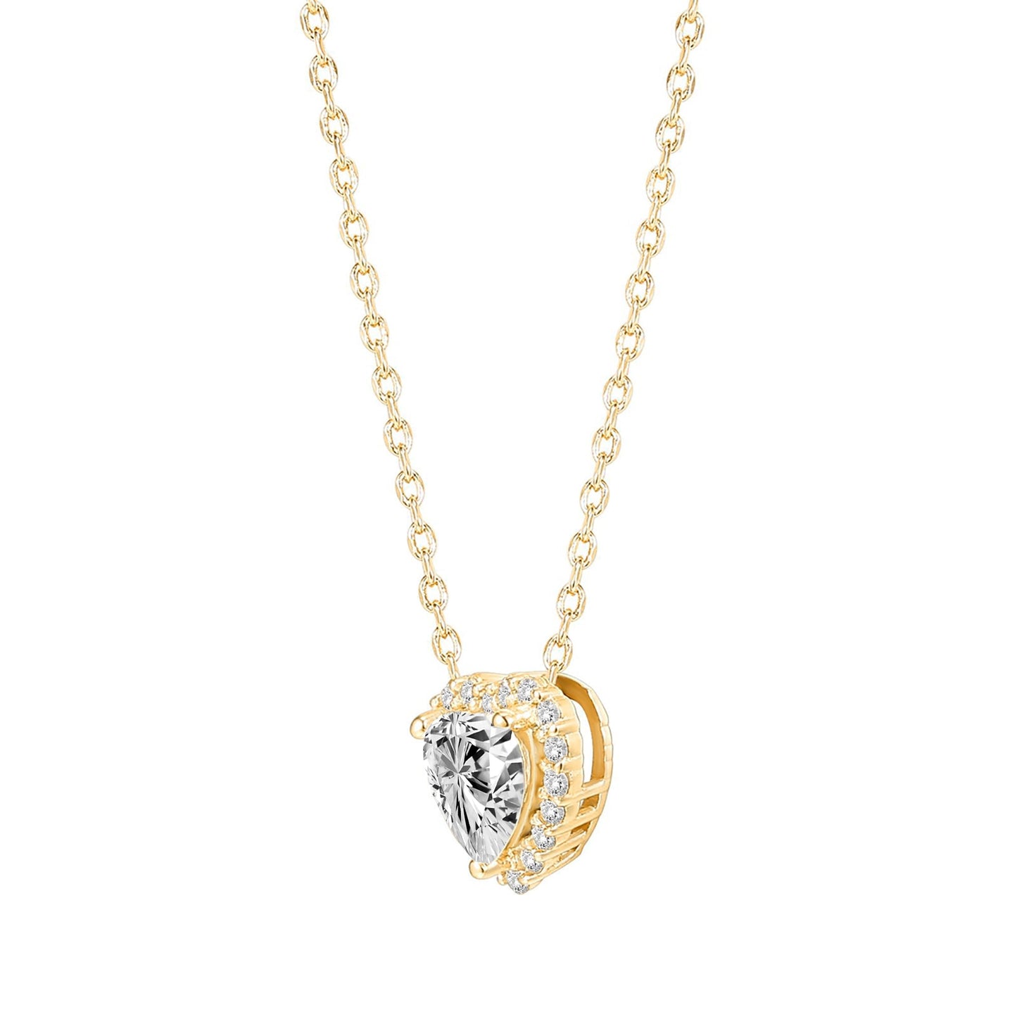 Heart Halo Necklace