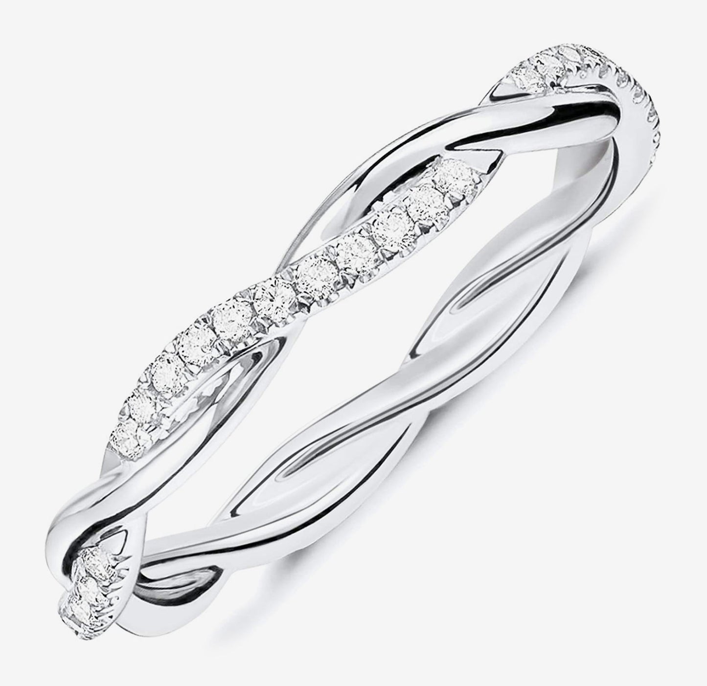 Vermeil Braided Eternity Band