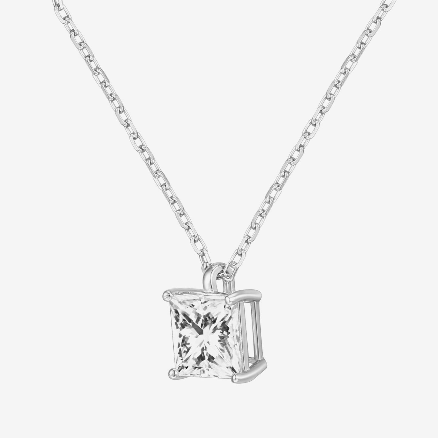 Princess Cut Pendant