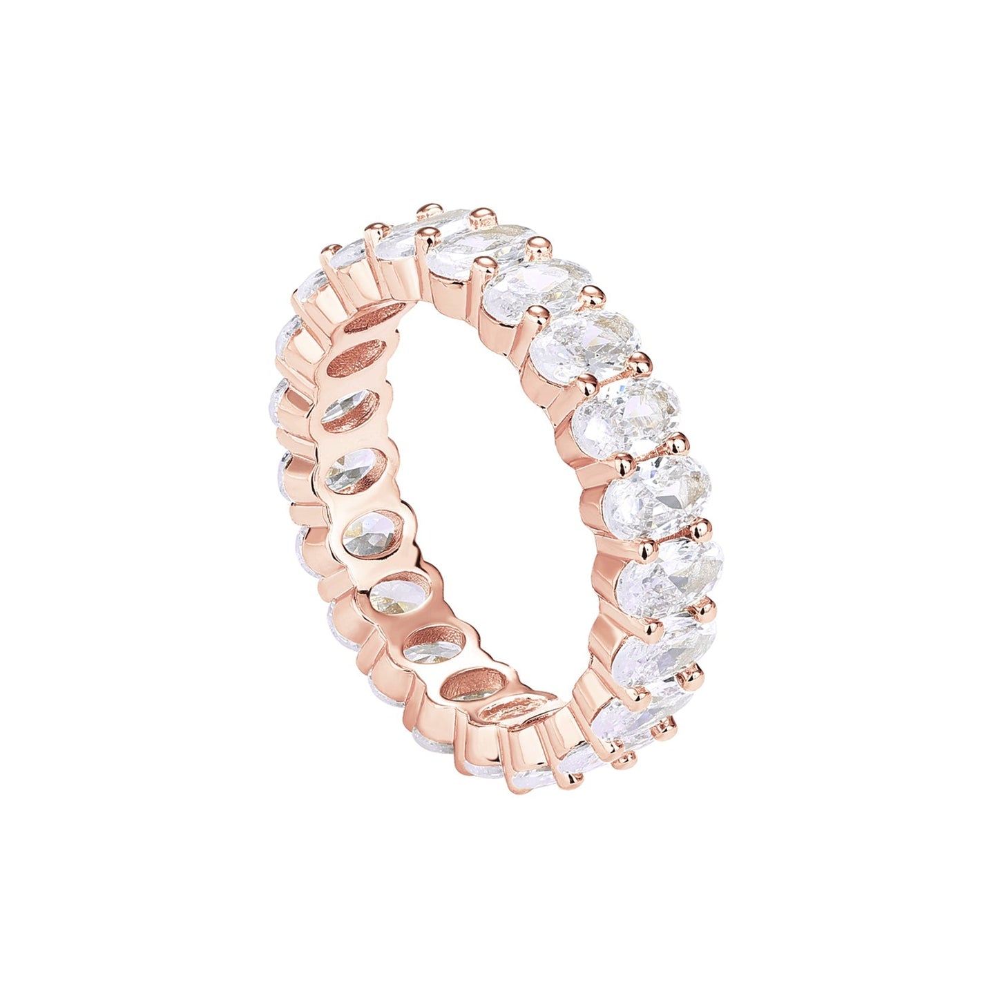 Oval Eternity Band