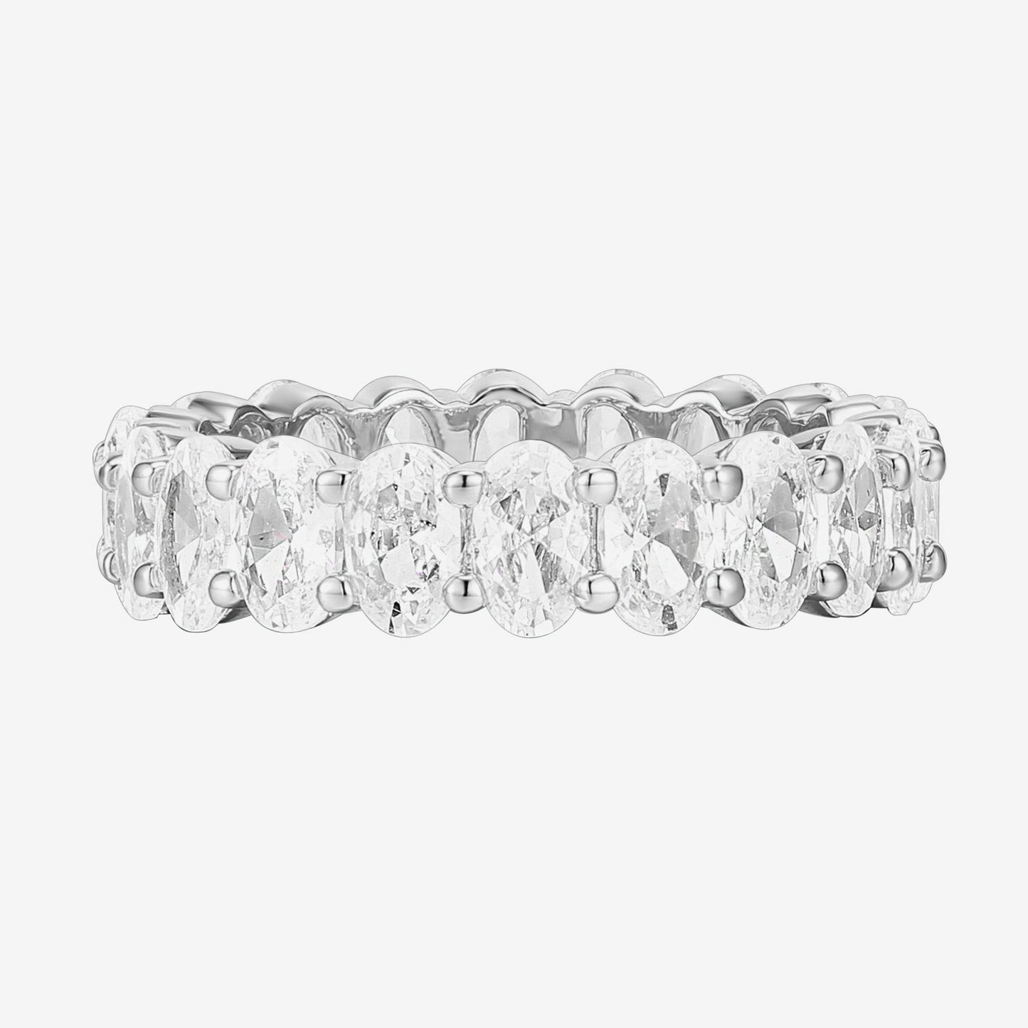 Oval Eternity Band