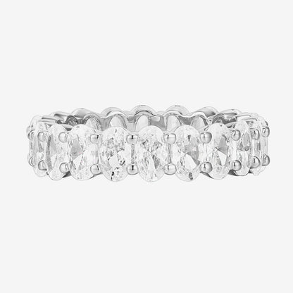 Oval Eternity Band