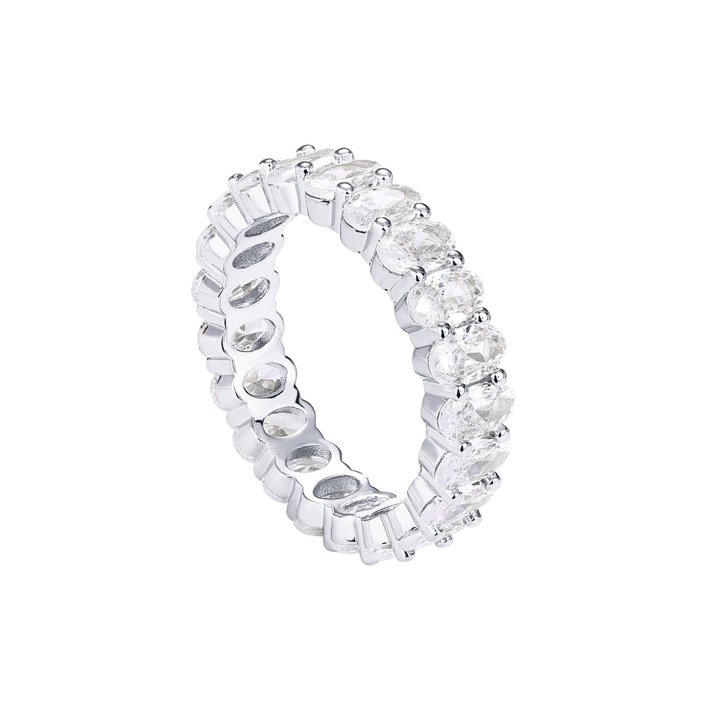 Oval Eternity Band
