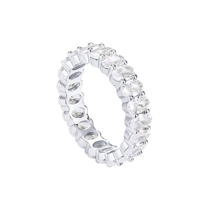 Oval Eternity Band