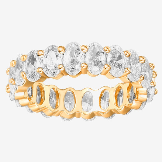 Oval Eternity Band