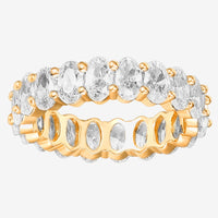 Vermeil Oval Eternity Band