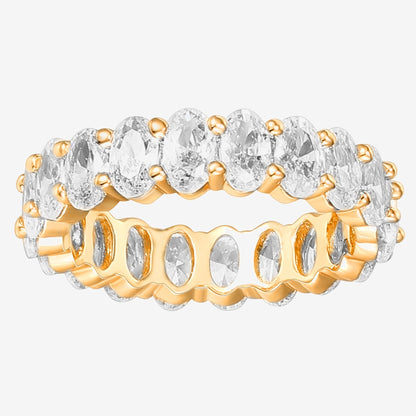 Vermeil Oval Eternity Band