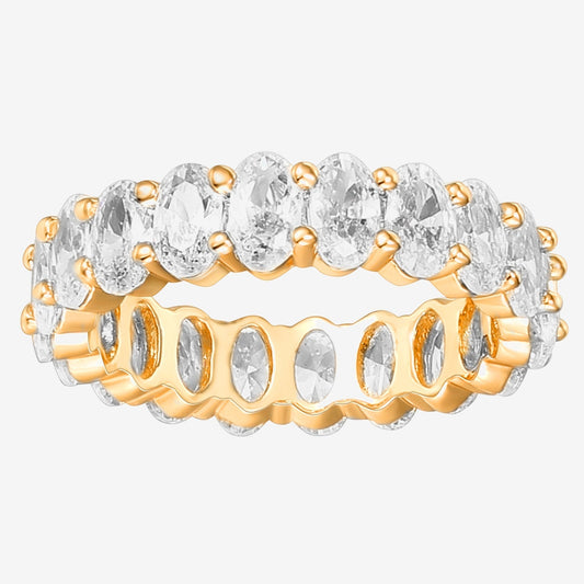 Vermeil Oval Eternity Band