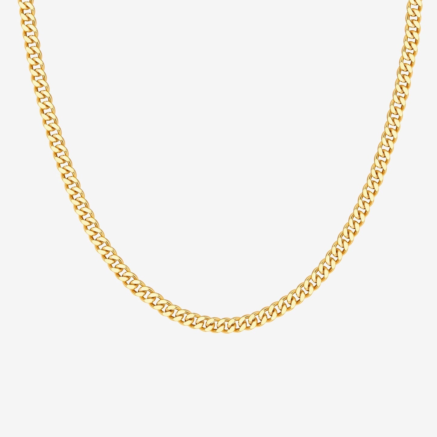 Vermeil Curb Chain Adjustable Necklace