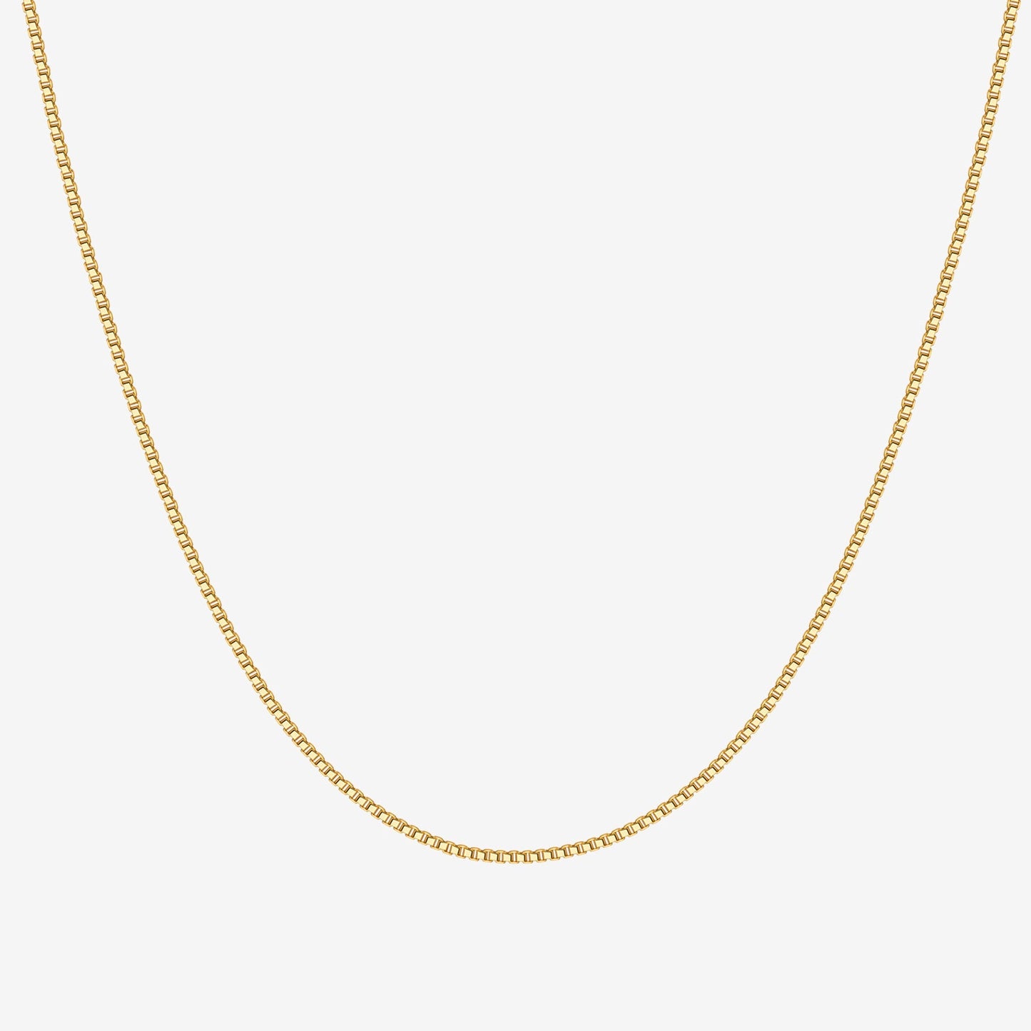 Box Chain Adjustable Necklace