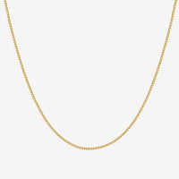 Vermeil Box Chain Adjustable Necklace