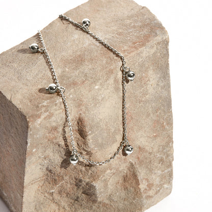 Charm Link Round Gold Anklet