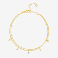 Double Wrap Charm Bracelet