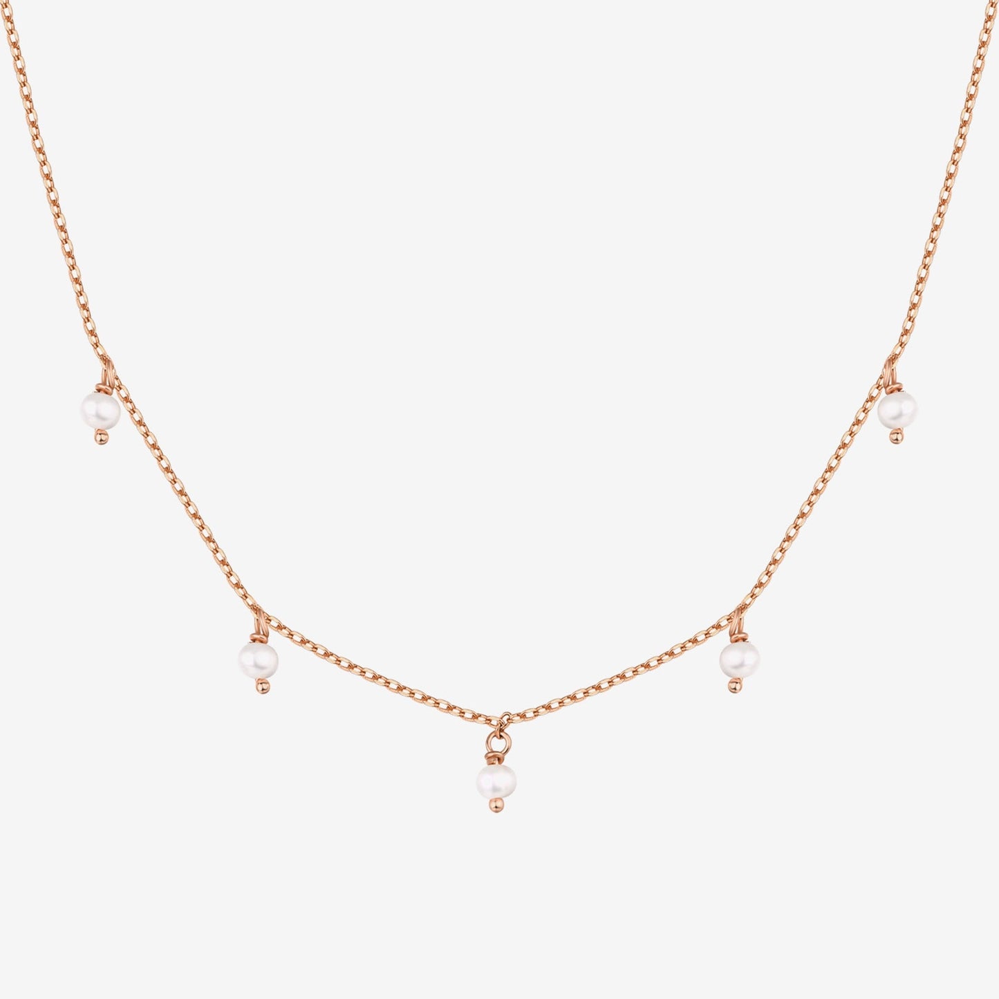 Shell Pearl Chain Necklace