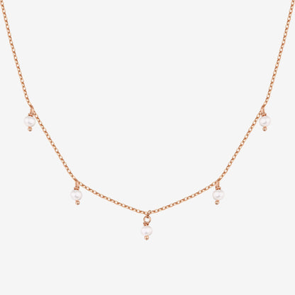 Shell Pearl Chain Necklace