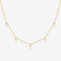 Shell Pearl Chain Necklace
