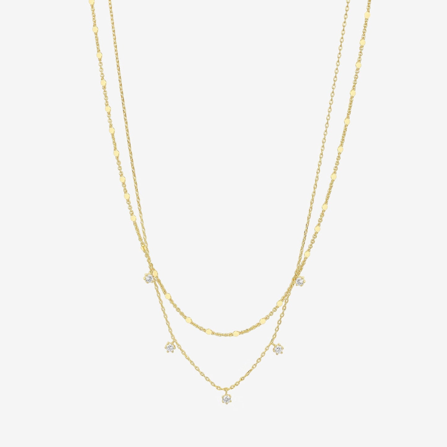 Cubic Zirconia Chain Necklace
