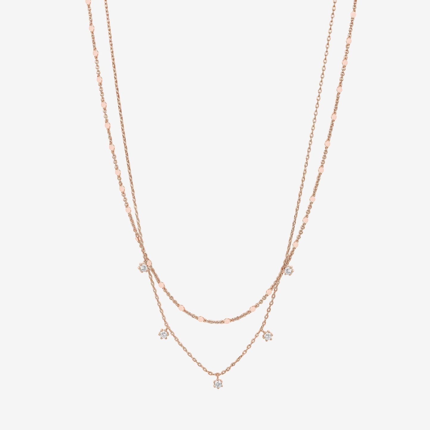 Cubic Zirconia Chain Necklace