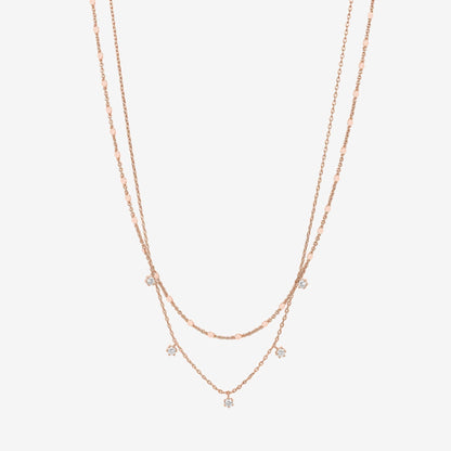 Cubic Zirconia Chain Necklace