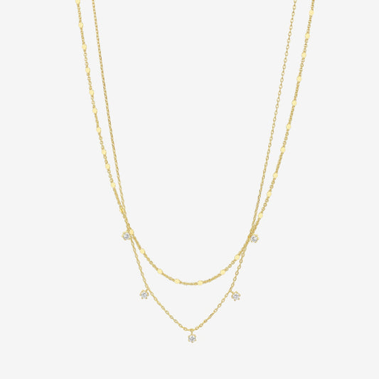 Cubic Zirconia Chain Necklace