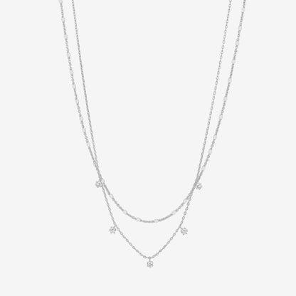 Cubic Zirconia Chain Necklace